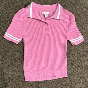 Full tilt polo tee size small pink
